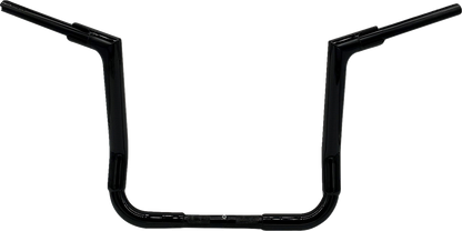 FAT BAGGERS INC. 1-1/2" EZ Install Flat Top Handlebar - 14" - Black 645014-B