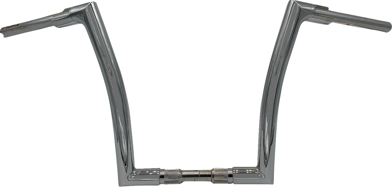 FAT BAGGERS INC. 1-1/2" EZ Install Flat Top Handlebar - 14" - Chrome 648014