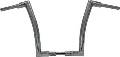 FAT BAGGERS INC. 1-1/2" EZ Install Flat Top Handlebar - 14" - Chrome 648014