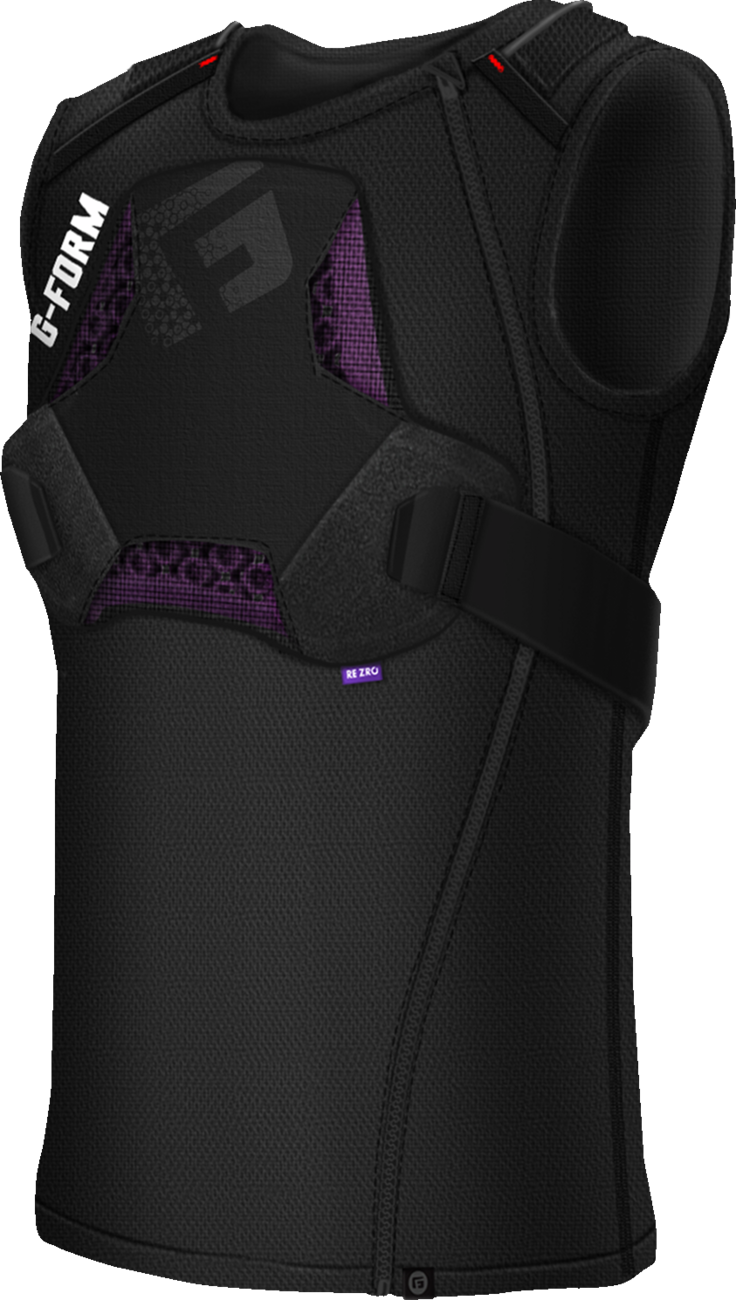 G-FORM MX Spike Chest + Back Shirt - Black - Medium MXS01121014