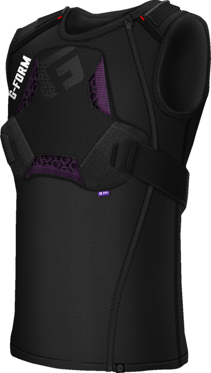 G-FORM MX Spike Chest + Back Shirt - Black - Medium MXS01121014