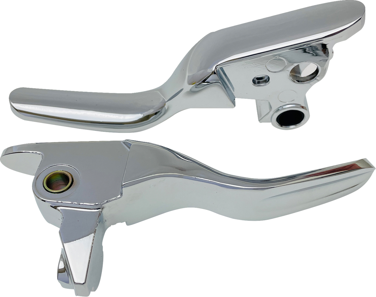 DRAG SPECIALTIES Short Lever Set - Chrome H07-0585S