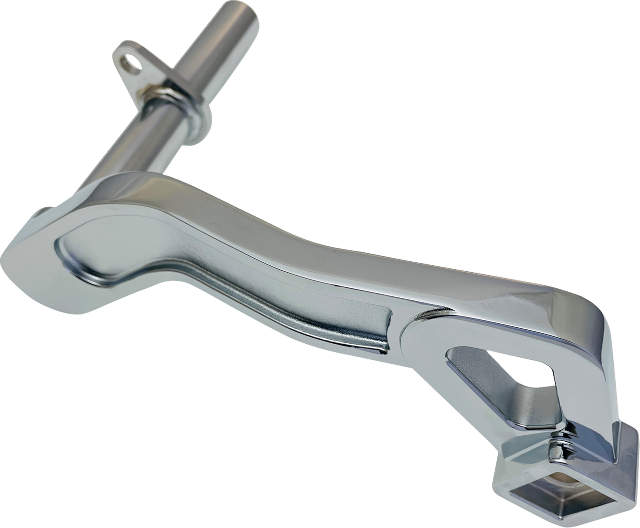 DRAG SPECIALTIES Passenger Peg Mount - Left Mounting Bracket - Chrome - FXD P17-0490C