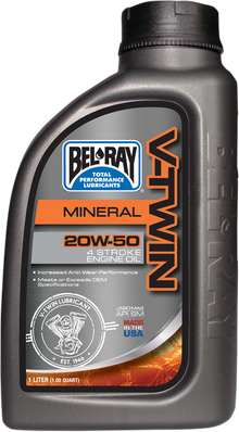 BEL-RAY V Twin Oil - 20W50 - 1L 96905-BT1