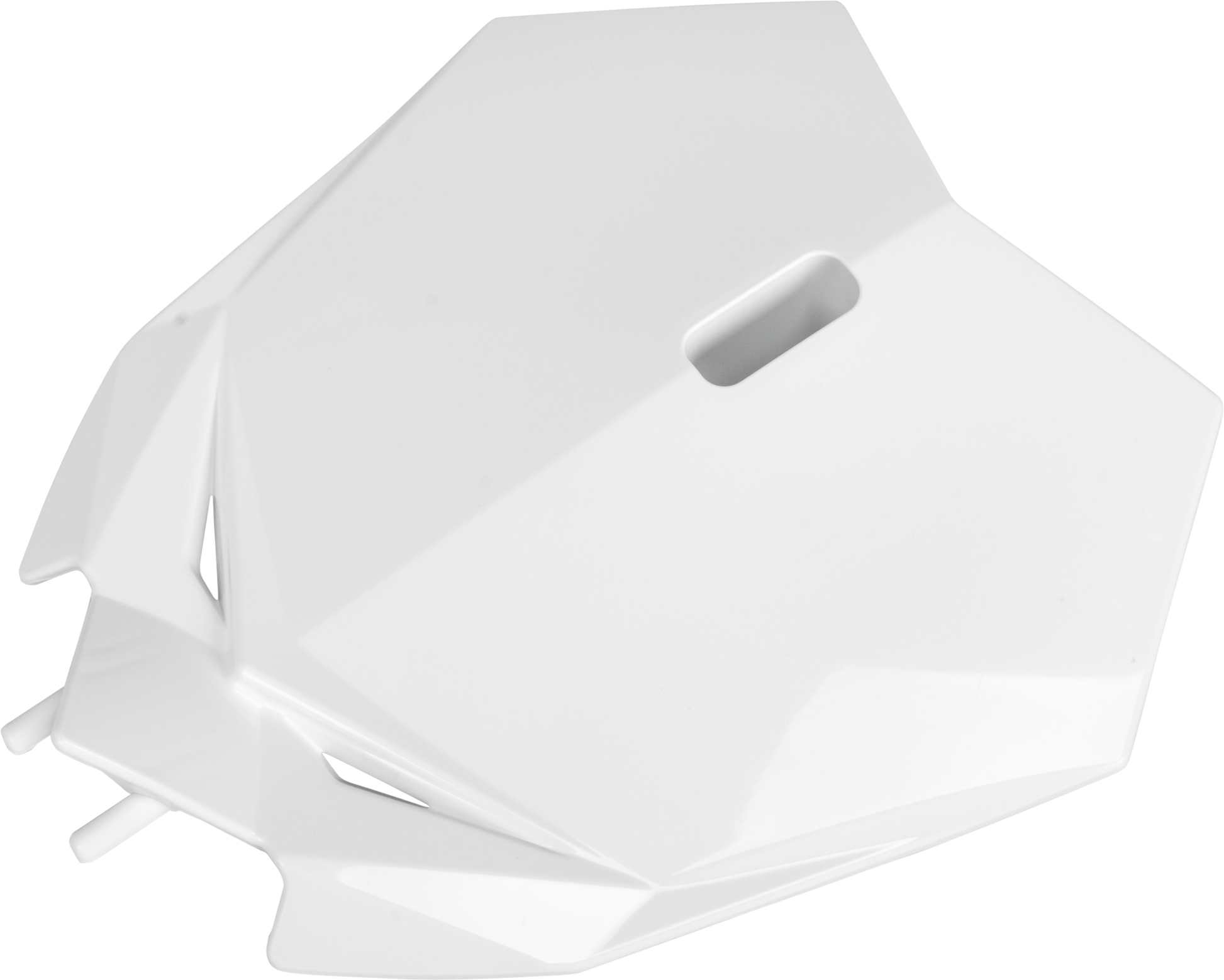 Front Number Plate Beta White