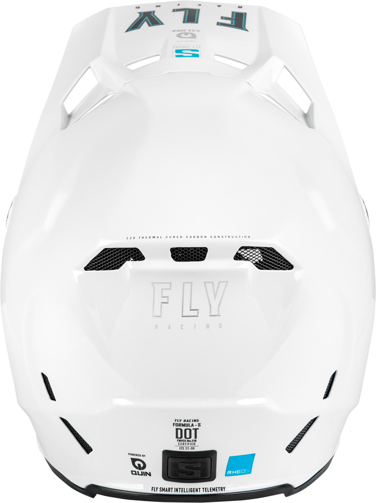 Formula S Carbon Solid Helmet White Sm