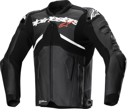 ALPINESTARS Atem v5 Leather Jacket - Black/White - US 44 / EU 54 3106524-12-54