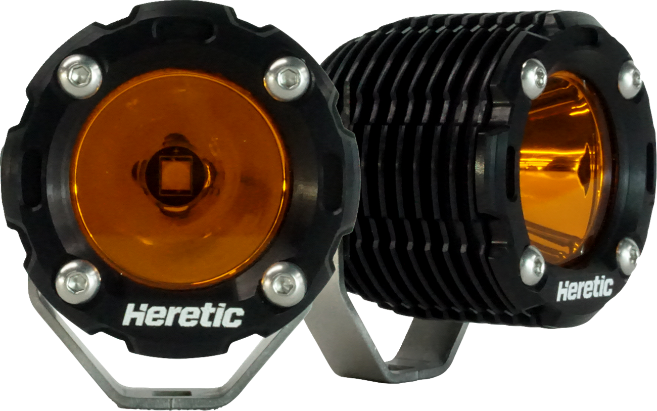 HERETIC Light Pods - Amber - Spot - Pair 52013