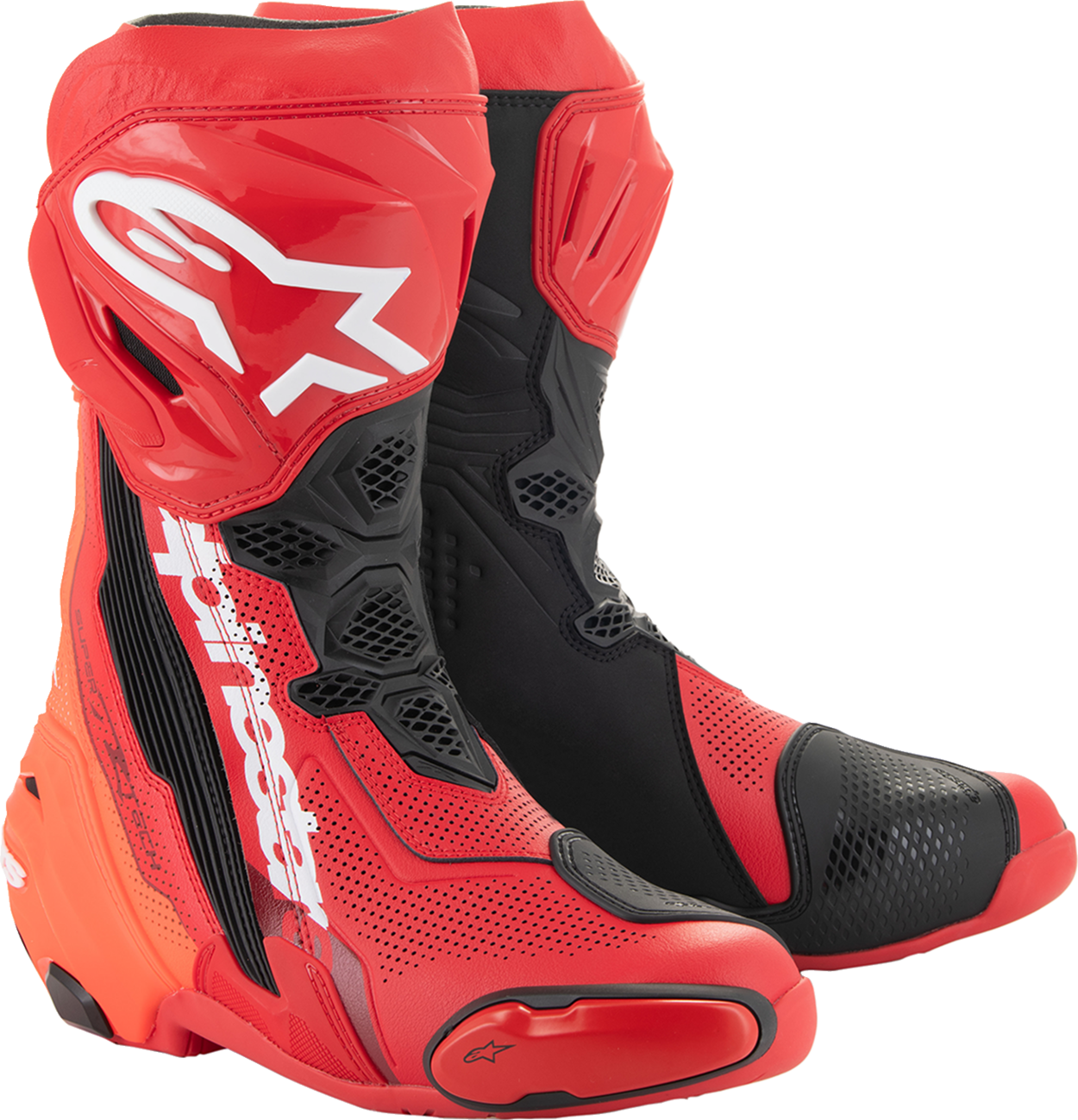 ALPINESTARS Supertech R Vented Boots - Red - US 6.5 / EU 40 2220121-3029-40