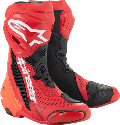 ALPINESTARS Supertech R Vented Boots - Red - US 7.5 / EU 41 2220121-3029-41