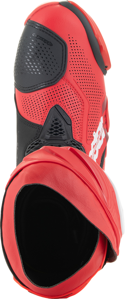 ALPINESTARS Supertech R Vented Boots - Red - US 9 / EU 43 2220121-3029-43