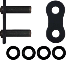 RK 525 Max O - Connecting Link - Rivet - Black 525MAXO-RL-B