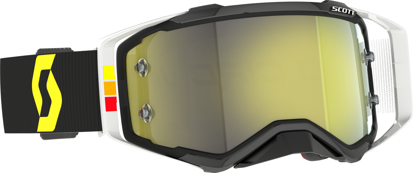 Prospect Pro Circuit Goggle Black/White Yellow Chrome Work