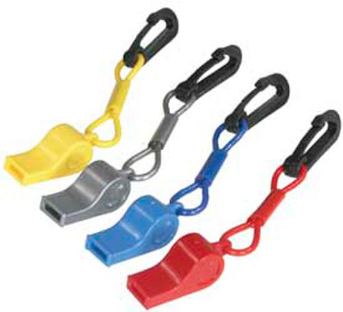 Whistle W/Clip Blue