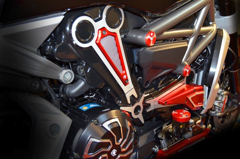 DBK Special Parts (Ducabike) Billet Vertical Belt Cover Air intake for the Ducati XDiavel