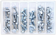 M6 10mm Hex Flange Bolt Assortment 80 Piece Kit