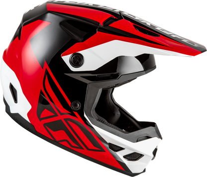 Kinetic Crest Helmet Red/Black/White Lg