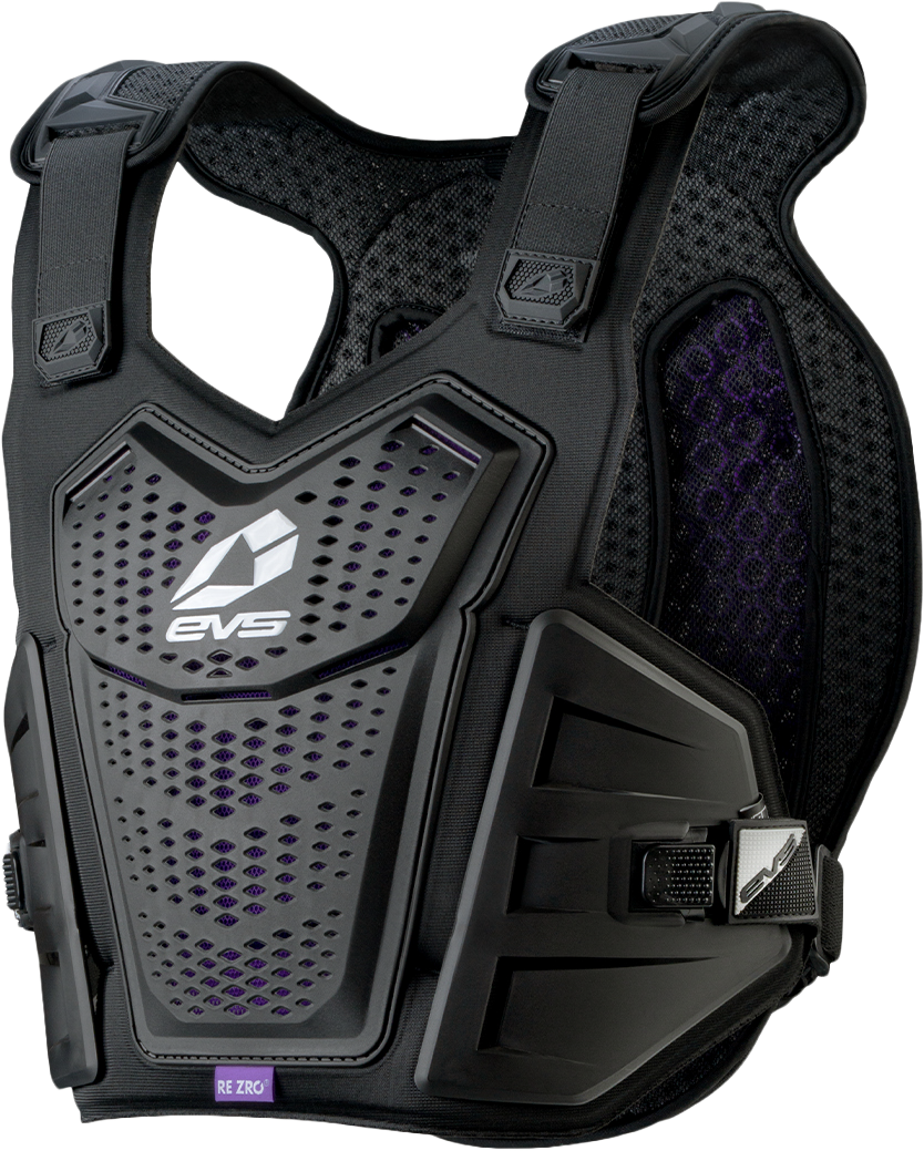 F1 Pro Chest Protector W/Rezro Black/White Lg/Xl