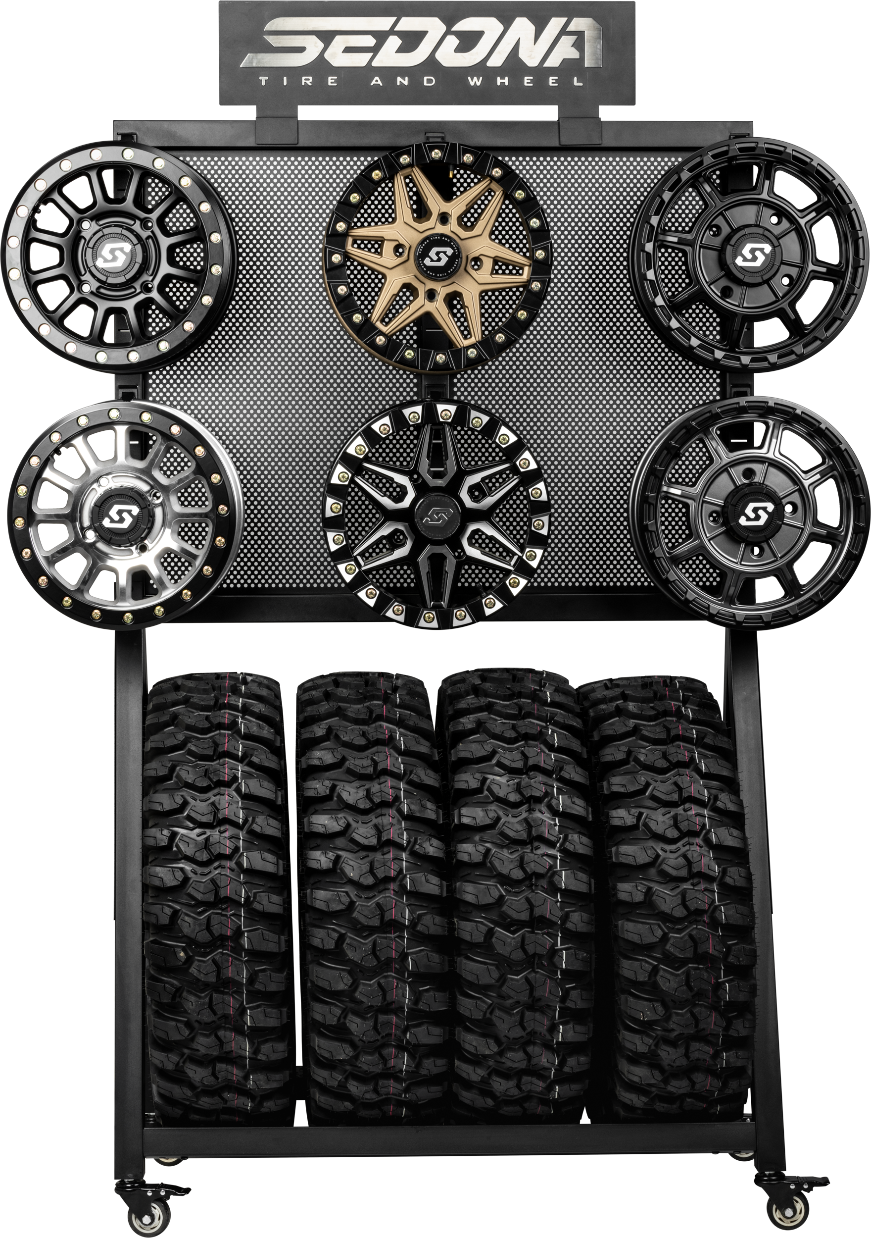 Tire And Wheel Display Base