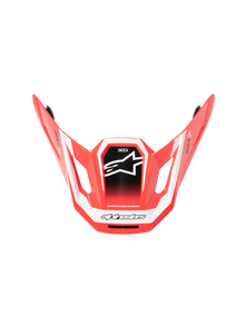 Sm7 Deed Visor Ece06 Red/Black/White Glossy
