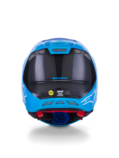 Supertech S M10 Flood Helmet Met Blu/Md Blu/Blk Crb M&G Md