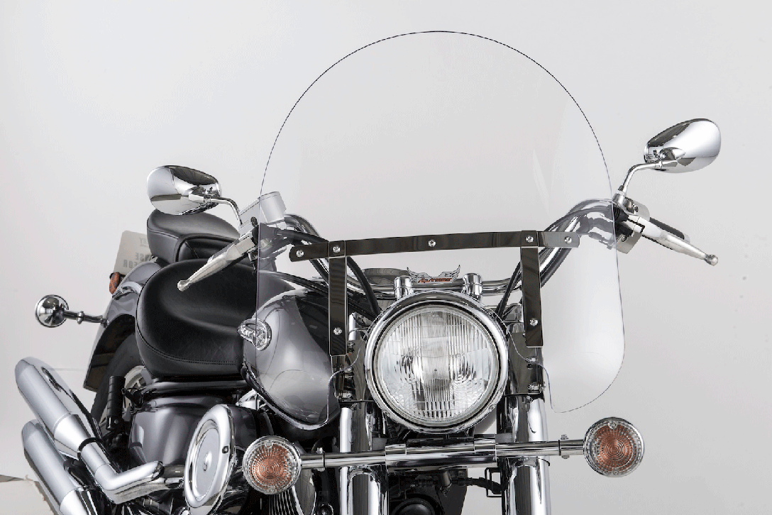 Ss30 Windshield Classic 17" Clear/Chrome