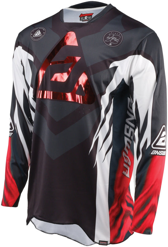 Answer Elite Xotic Jersey Crimson/Black Youth - XS