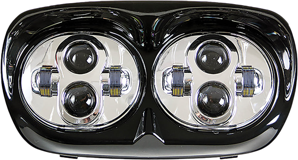 Road Glide Led Headlight `98 13 Chrome