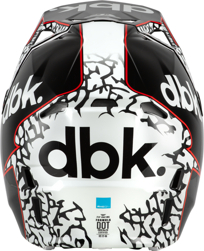 Formula Cp Dbk Helmet Black/White/Red Lg