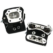 S&S Cycle 84-99 BT Performance Replacement Low Compression 82cc Cylinder Heads - Wrinkle Black