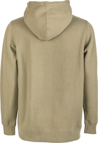 Fly Corporate Zip Up Hoodie Tan/Black 2x