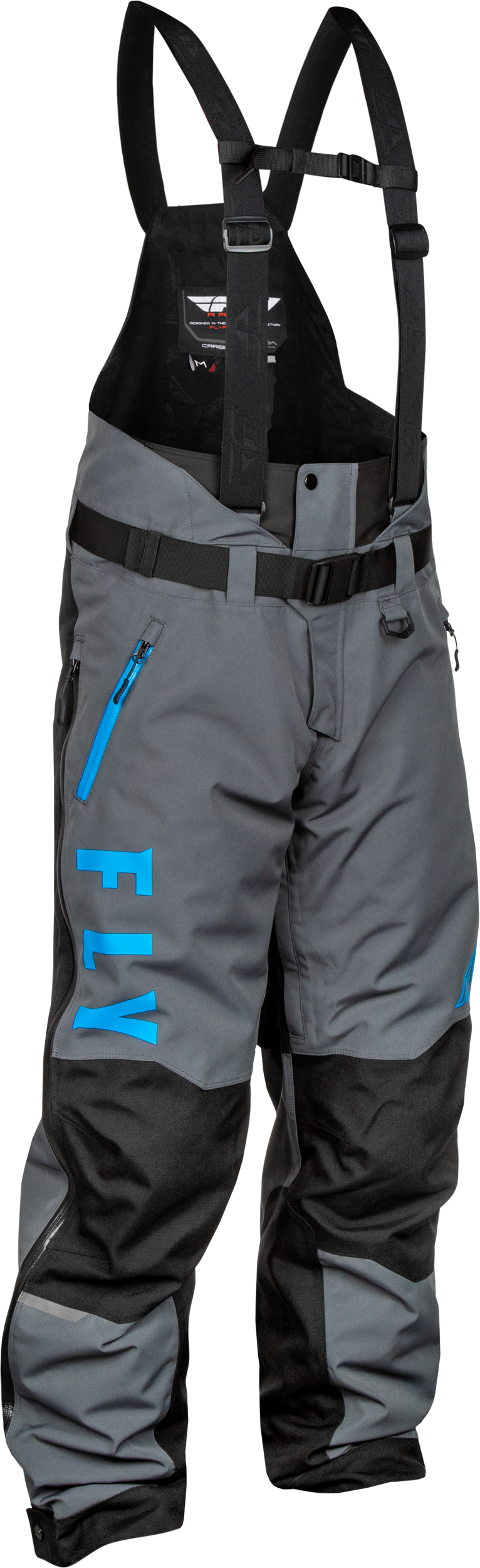 Carbon Bib Grey/Blue Lg