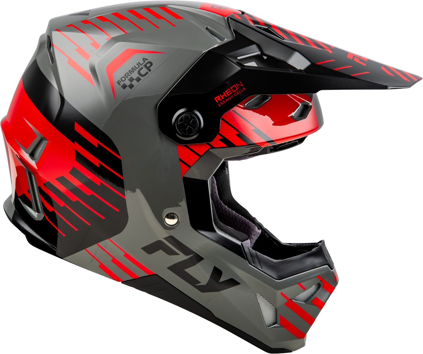 Youth Formula Cp Slice Helmet Grey/Red/Black Yl