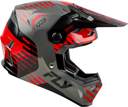 Youth Formula Cp Slice Helmet Grey/Red/Black Yl