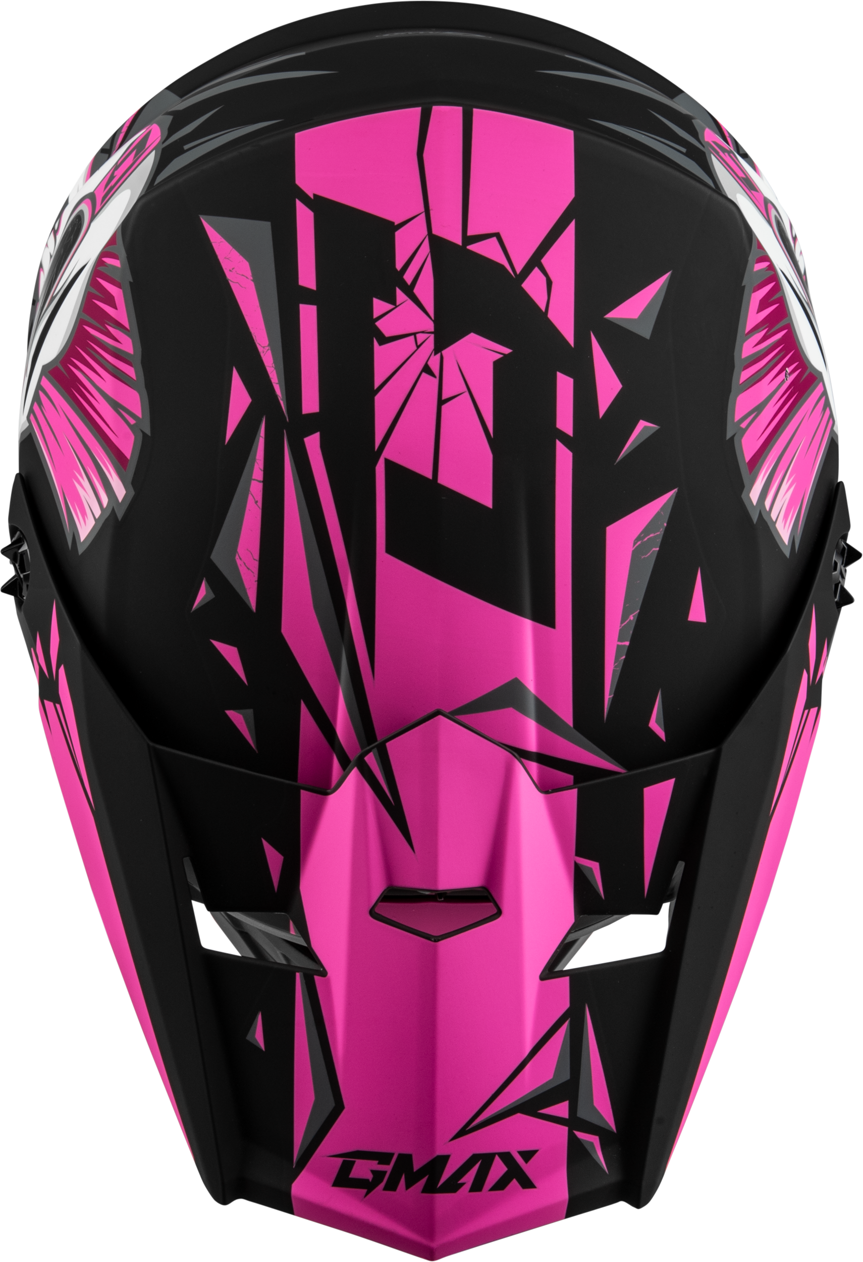 Youth Mx 46y Unstable Helmet Matte Black/Pink Ys