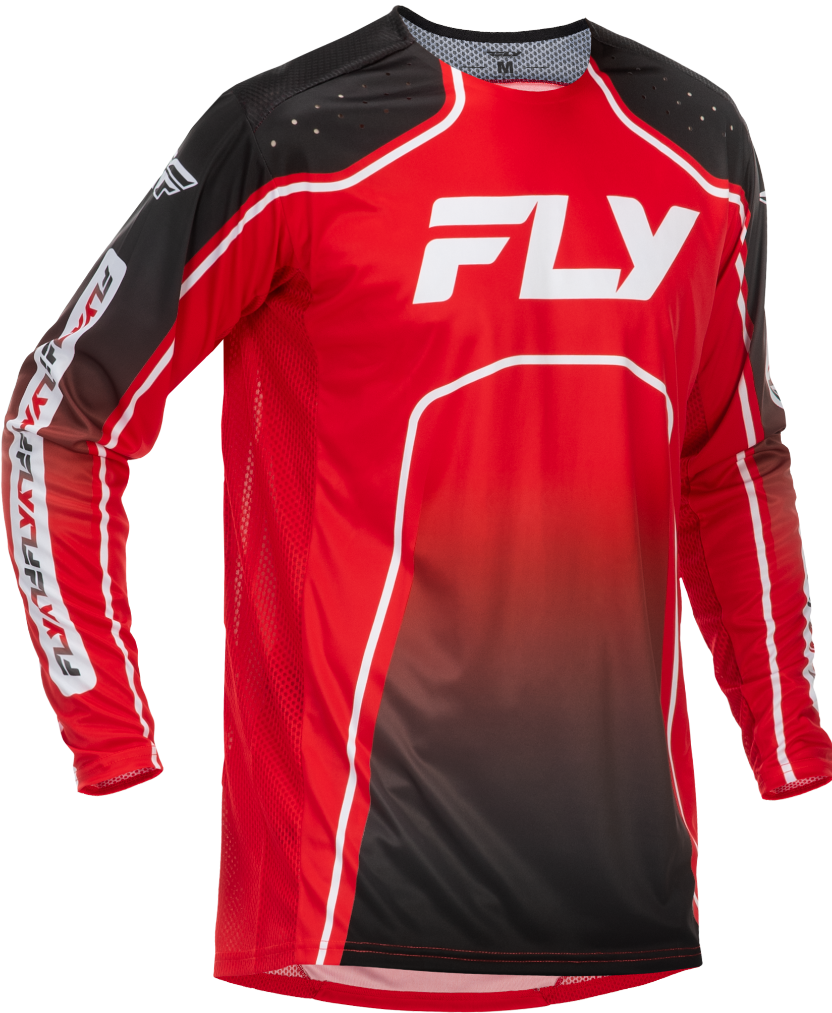 Youth Rayce Bicycle Jersey Red/Black/White Yl