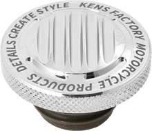 Nl Gas Cap Finned Chrome Rachet Screw Rh