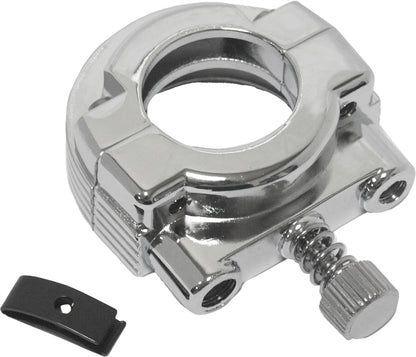Throttle Clamp Dual Cable Screw In Chrome