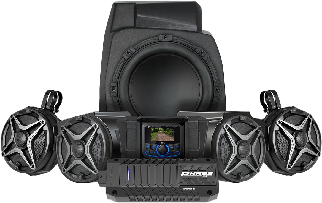 5 Speaker Kit W/ Jvc Controller
