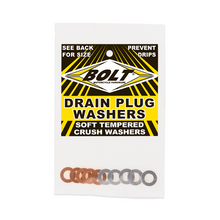 Crush Washers 8x5mm 10/Pk 5 Aluminum & 5 Copper