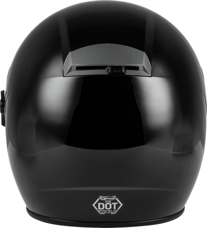 Gm 32 Open Face Helmet Black Xs