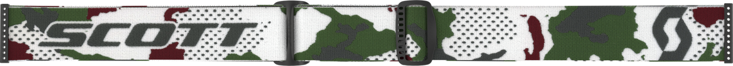 Fury Goggle Dark Green/White Camo W/Silver Chrome Works