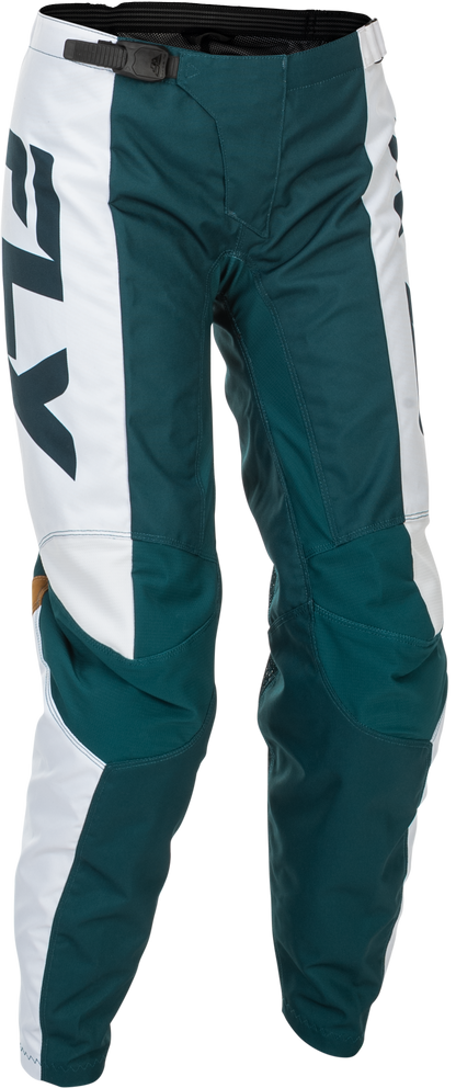 Women's F 16 Pants Teal/White/Gold Sz 11/12