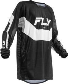 Yth Kinetic Mesh Jersey Black/White Yl