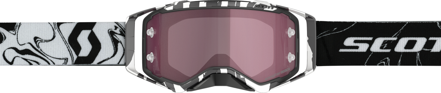 Prospect Goggle Mrbl Black/White W/Rose Amp Works