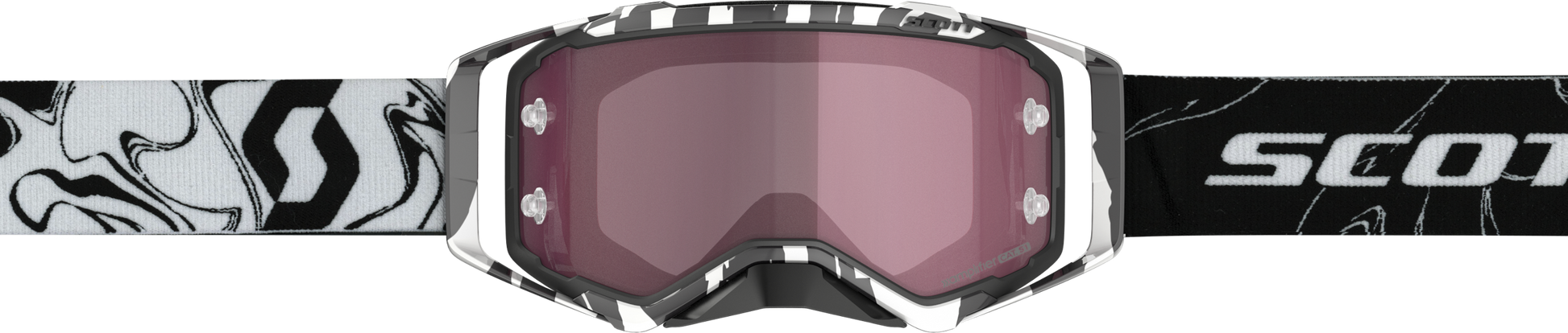 Prospect Goggle Mrbl Black/White W/Rose Amp Works