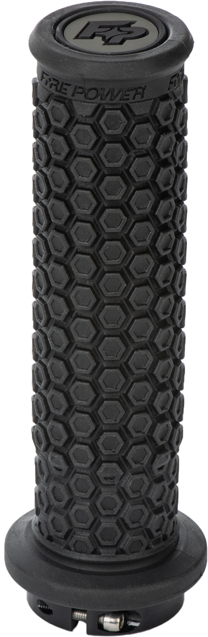 Control Mx Lock On Grips Black   No Waffle
