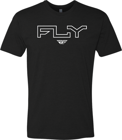 Fly Edge Tee Black Lg