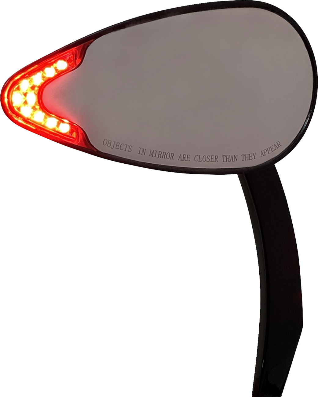 CUSTOM DYNAMICS Mirrors - Side View - with LED Turn Signal - Black - Pair CD-MIR-PLUG-B