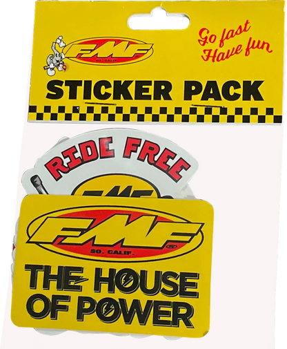 FMF Decal Sticker Pack - Go Fast Have Fun 012518